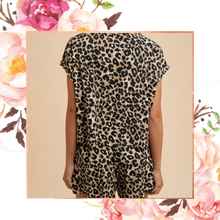 Load image into Gallery viewer, Soft Touch Leopard Flare Shorts Set