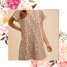 Load image into Gallery viewer, Animal Print Jacquard Knit Dress