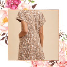 Load image into Gallery viewer, Animal Print Jacquard Knit Dress