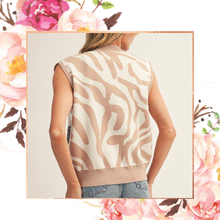 Load image into Gallery viewer, Sequin Tiger Sweater Vest