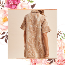 Load image into Gallery viewer, Fawn Print Denim Dress