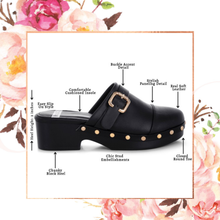 Load image into Gallery viewer, Studded Leather Clogs