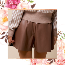 Load image into Gallery viewer, Leather Drawstring Shorts