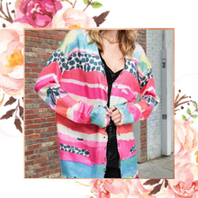 Load image into Gallery viewer, Rainbow Bright Leo Cardi