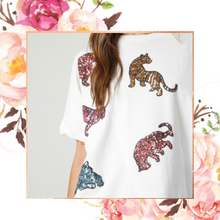 Load image into Gallery viewer, Sequin Tiger Tee