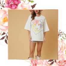 Load image into Gallery viewer, Tiger Embroidery Tee