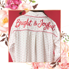 Load image into Gallery viewer, Bright &amp; Joyful Polka Dot PJ Set
