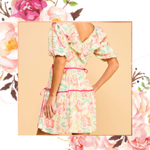 Load image into Gallery viewer, Florals Ribbons Ruffles Oh My Dress