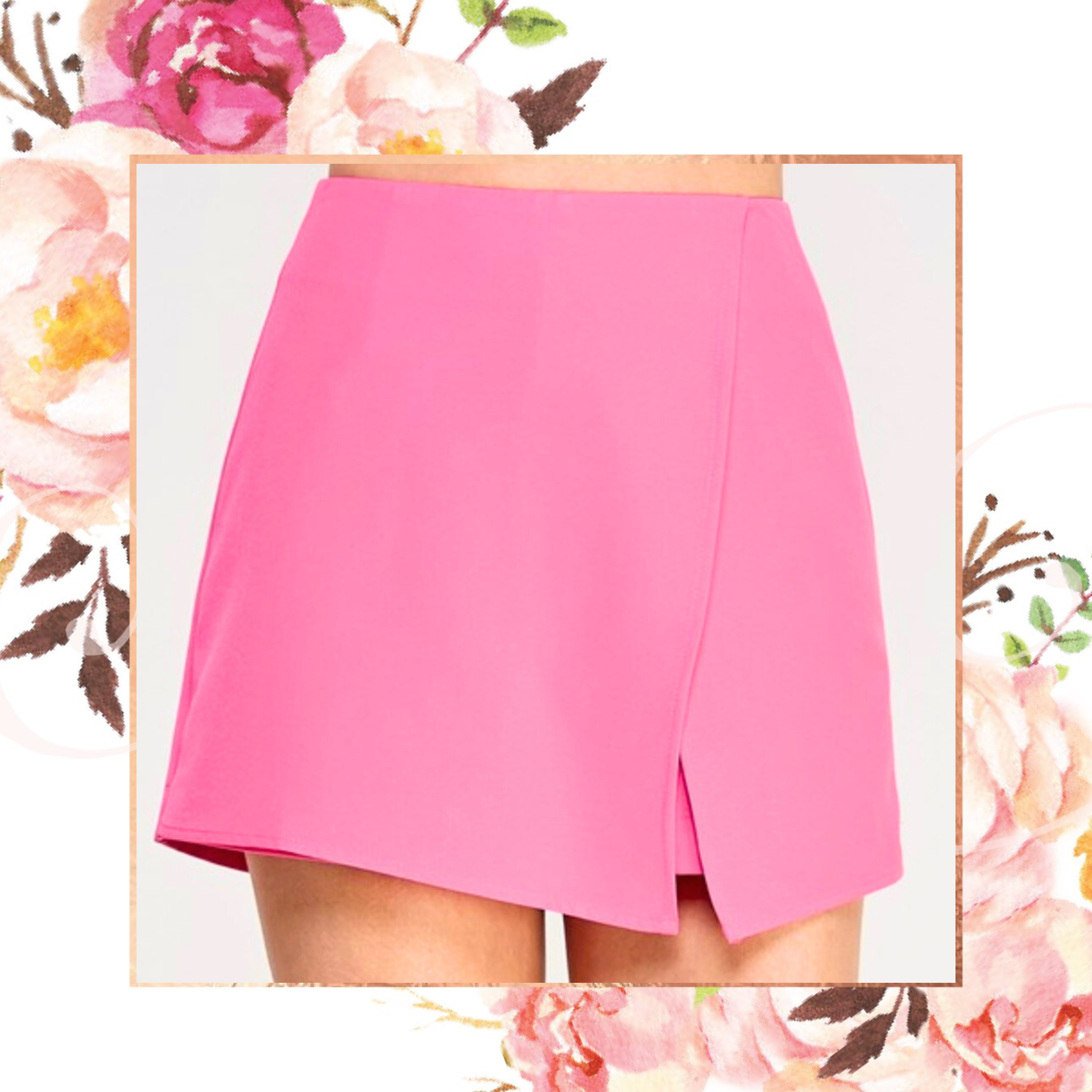 スカート THE ANDAMANE Fuchsia wrap-around skirt スカート THE ANDAMANE Fuchsia wrap-around skirt THE ANDAMANE