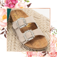 Load image into Gallery viewer, Bedazzled Double Buckle Birks