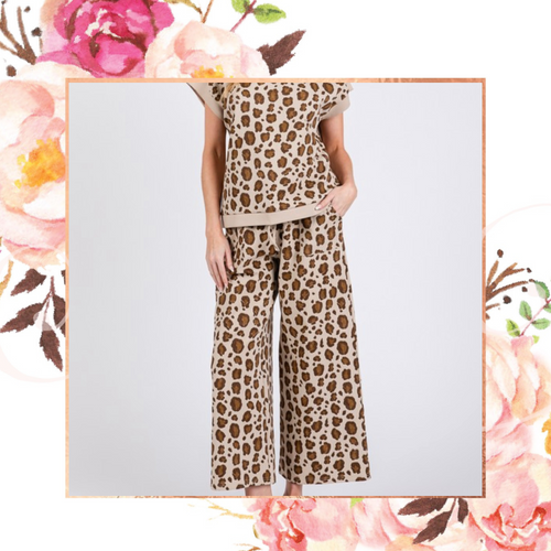 Leopard Scuba Pants