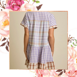 Pretty in Plaid Babydoll Dress
