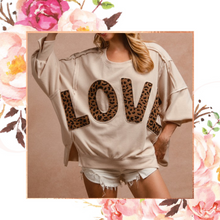 Load image into Gallery viewer, Leopard Love Patchwork Pullover