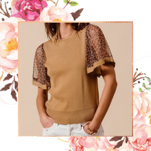 Load image into Gallery viewer, Feminine &amp; Fierce Flounce Sleeve Sweater Top