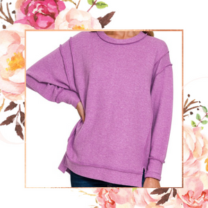 Brushed Hacci Pullover