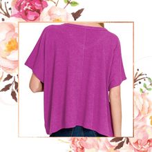 Load image into Gallery viewer, Ribbed V-Neck Lightweight SS Sweater Top