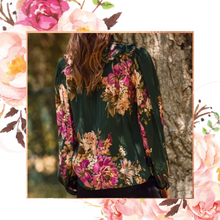 Load image into Gallery viewer, Falling for Floral Blouse