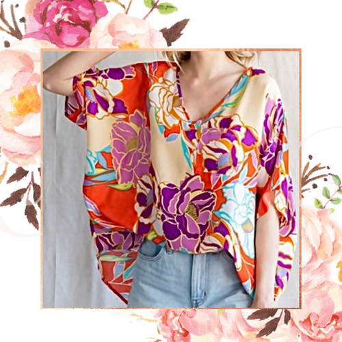 Tropical Floral Top