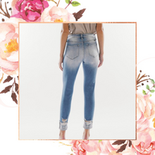 Load image into Gallery viewer, KC9230L Mid-Rise Distressed Cuffed Jean