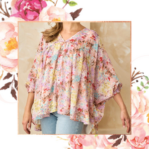 Falling for You Floral Top