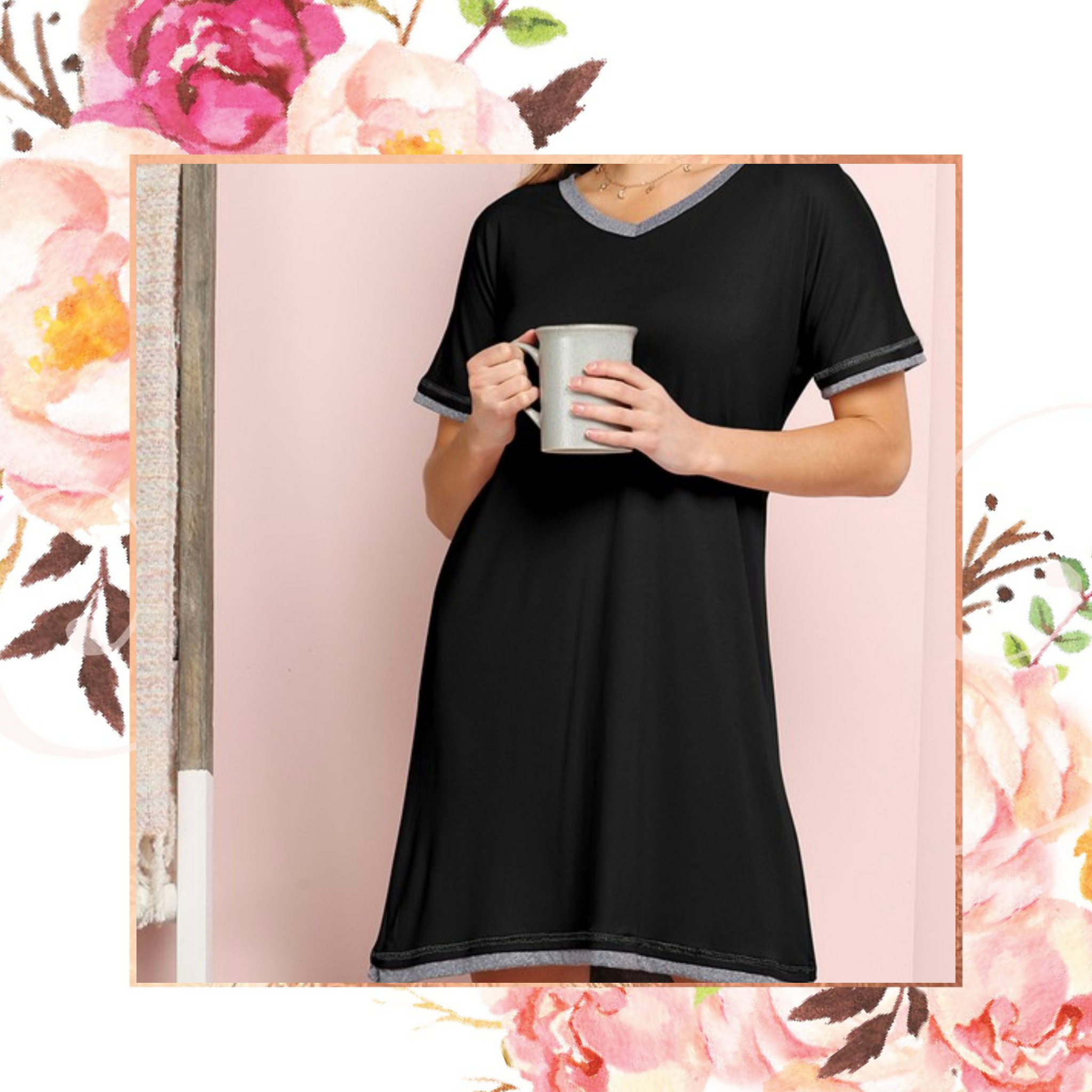 Black sleep outlet dress