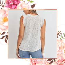 Load image into Gallery viewer, Confetti Ruffle Tank
