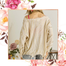 Load image into Gallery viewer, Shimmer Me Shabby Lightweight Tiger Sweater