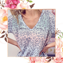 Load image into Gallery viewer, Pastel Leopard Tie-Dye Tee