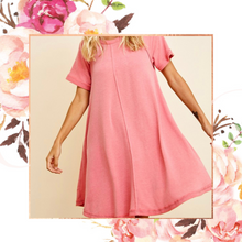 Load image into Gallery viewer, Coral Tee Dress