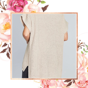 Coveted Chenille Sweater- Beige